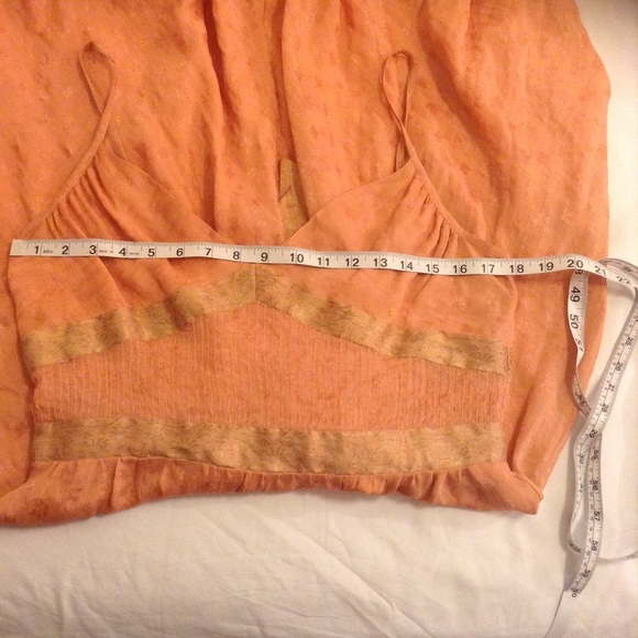 Badgley Mischka Silk Spaghetti Strap Dress - Picture 8 of 8